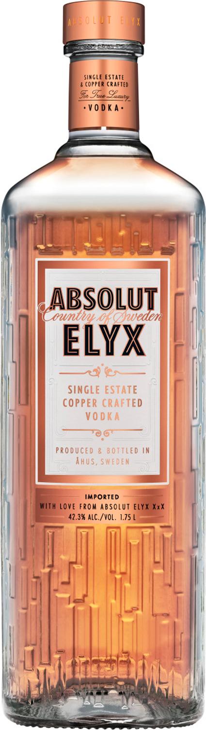 ABSOLUT ELYX - SINGLE ESTATE HANDCRAFTED VODKA