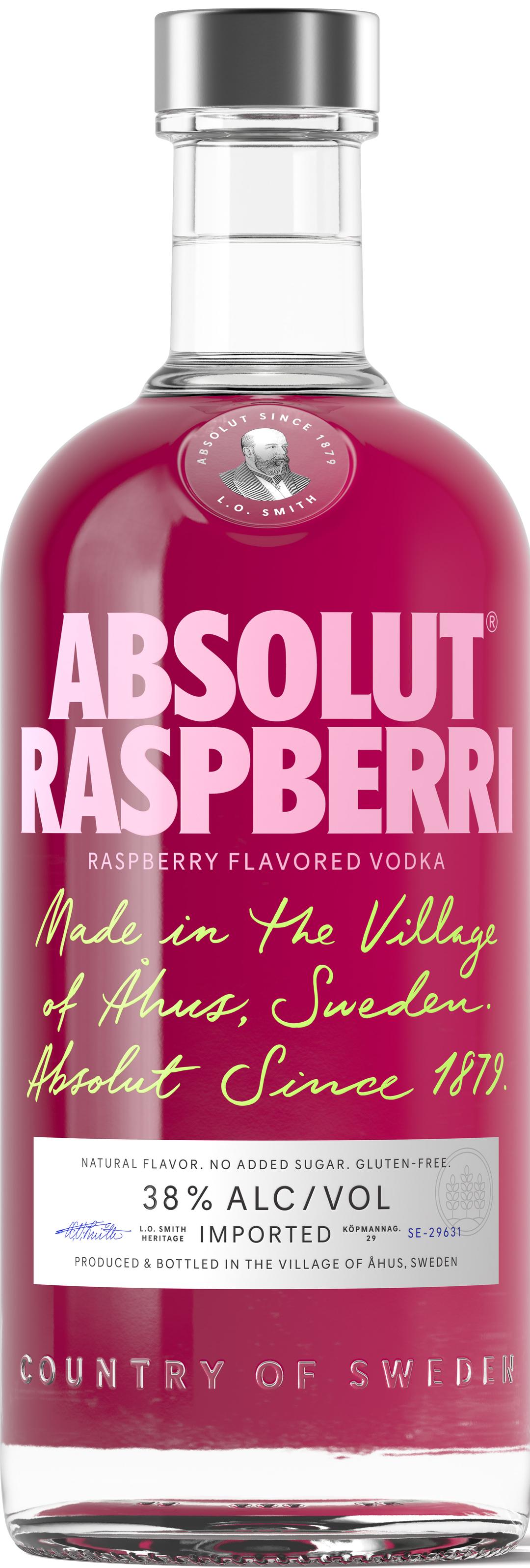 ABSOLUT RASPBERRI VODKA