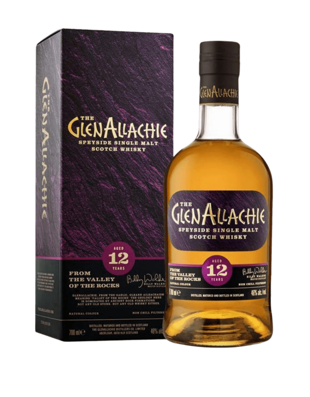 GLENALLACHIE 12 YEAR OLD SINGLE MALT SCOTCH