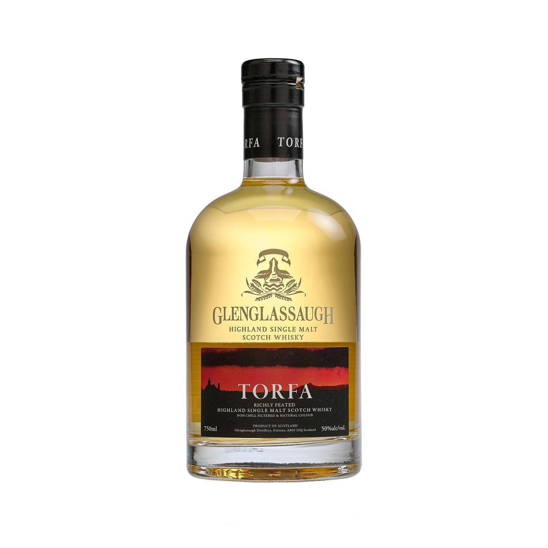 GLENGLASSAUGH TORFA SINGLE MALT WHISKEY