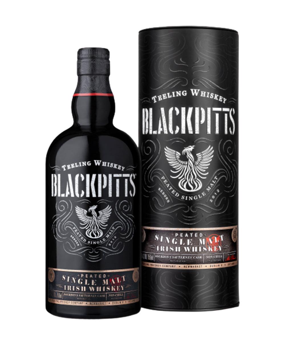 TEELING BLACKPITTS PEATED SINGLE MALT IRISH WHISKEY