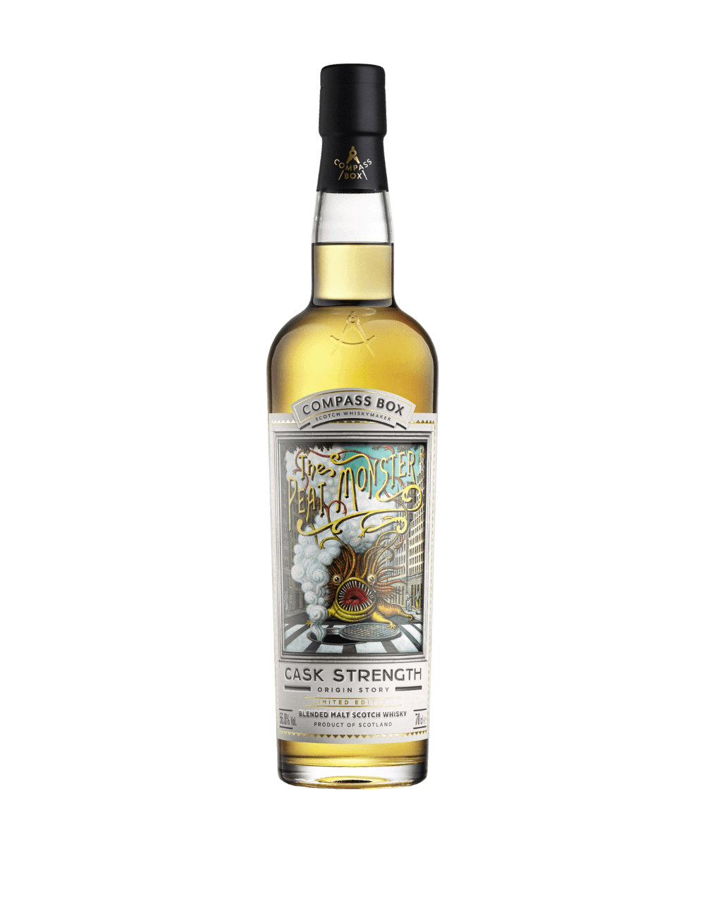 COMPASS BOX 'PEAT MONSTER CASK STRENGTH' LIMITED EDITION