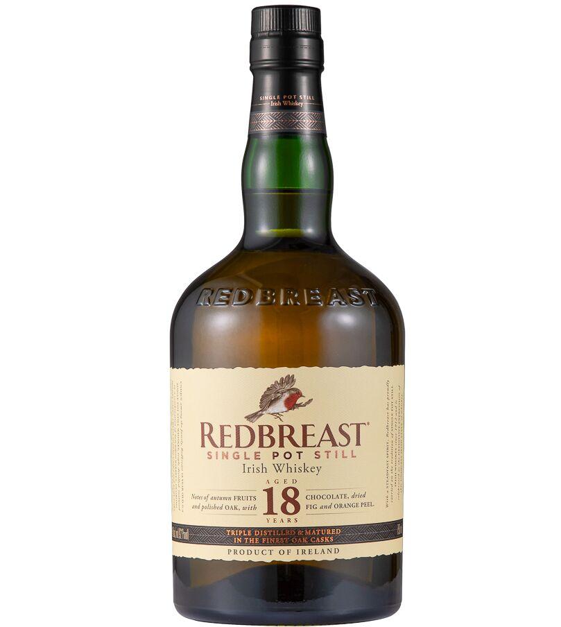 REDBREAST 18 YEAR OLD SINGLE POT STILL IRISH WHISKEY