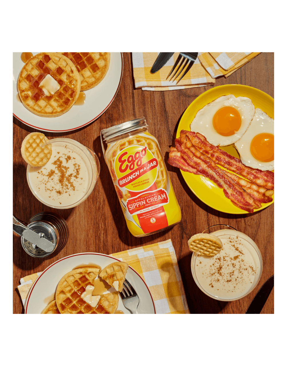 EGGO BRUNCH IN A JAR WAFFLES & SYRUP CREAM LIQUEUR