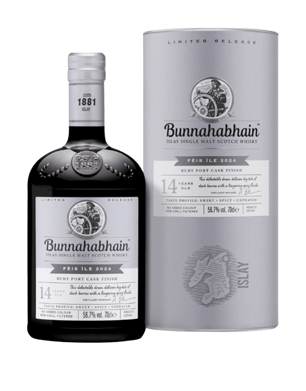 BUNNAHABHAIN FEIS ILE PORT 14 YEAR OLD SCOTCH WHISKY