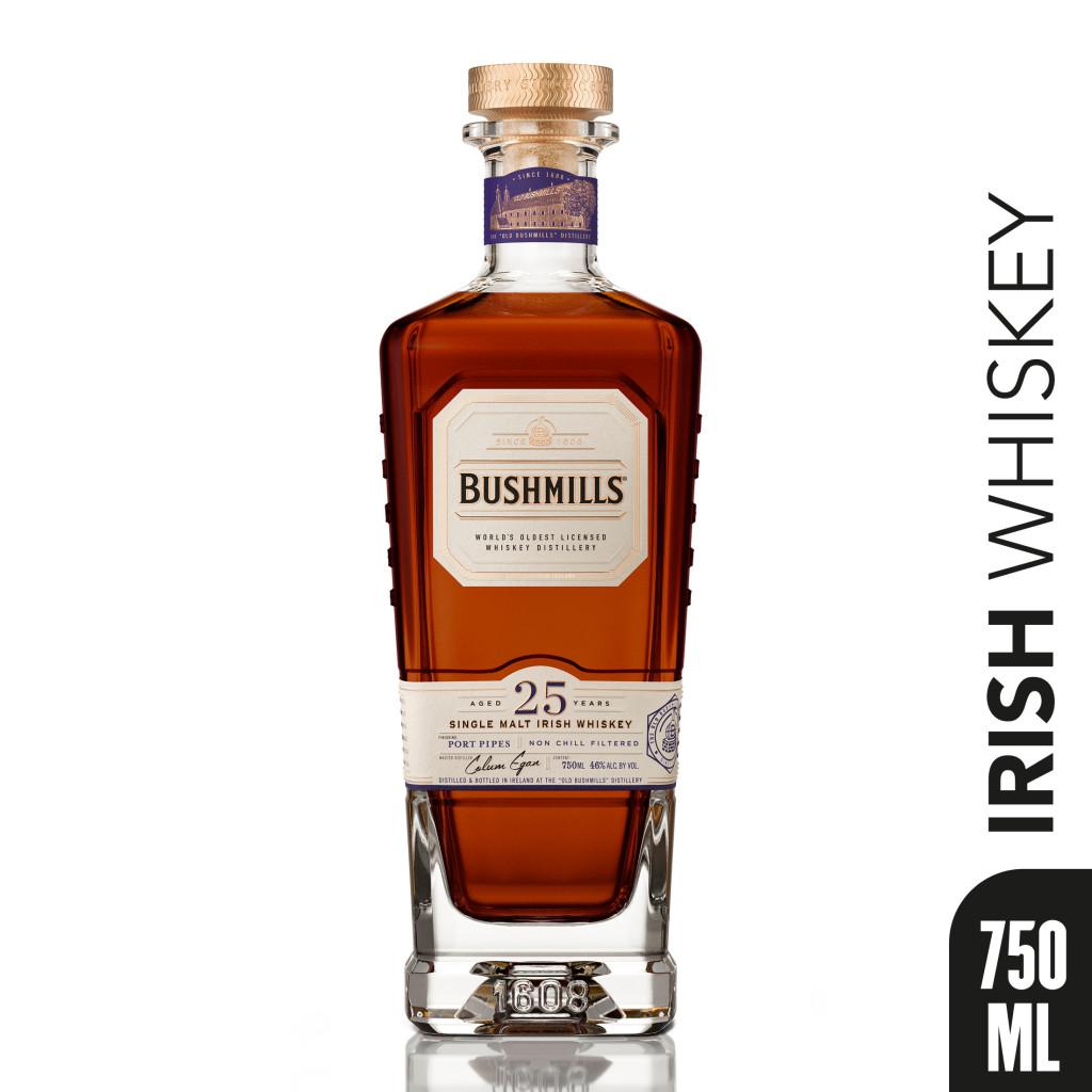 BUSHMILLS 25 YEAR OLD SINGLE MALT WHISKEY