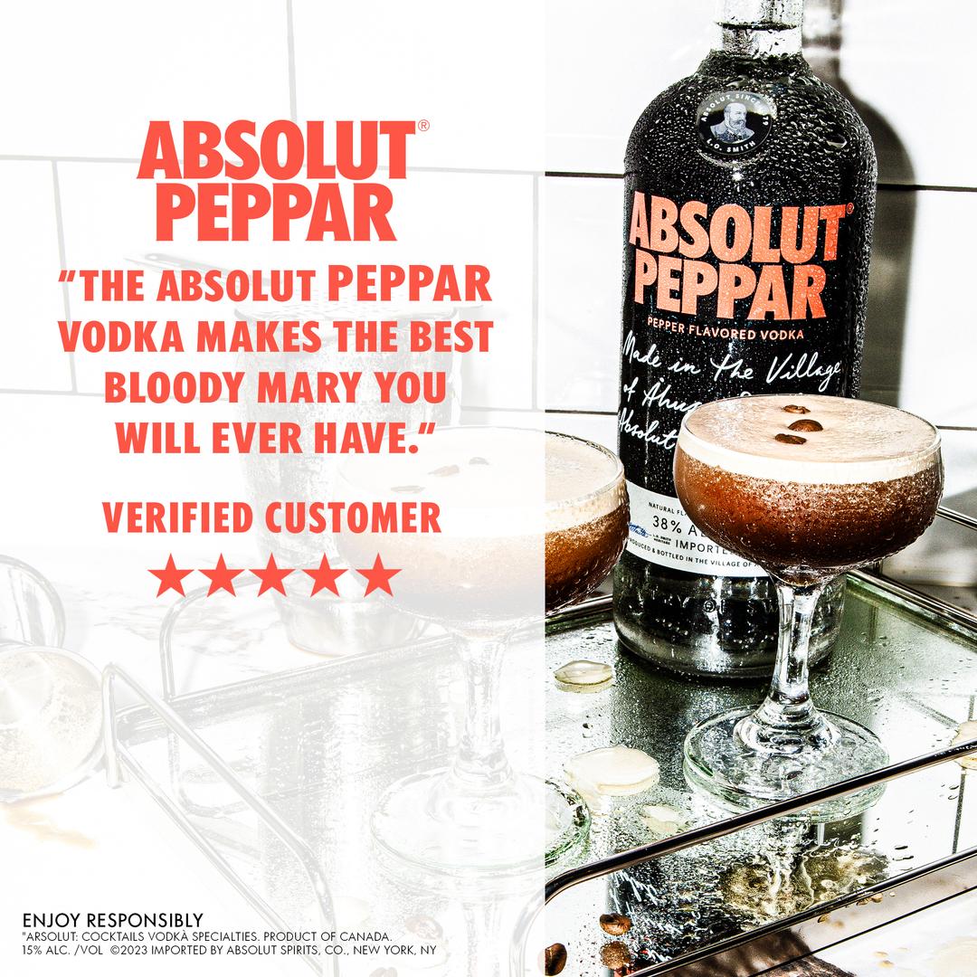 ABSOLUT PEPPAR VODKA