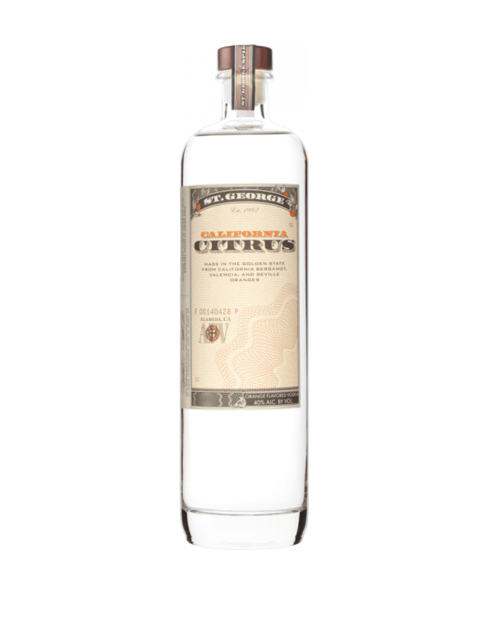 ST. GEORGE CALIFORNIA CITRUS VODKA