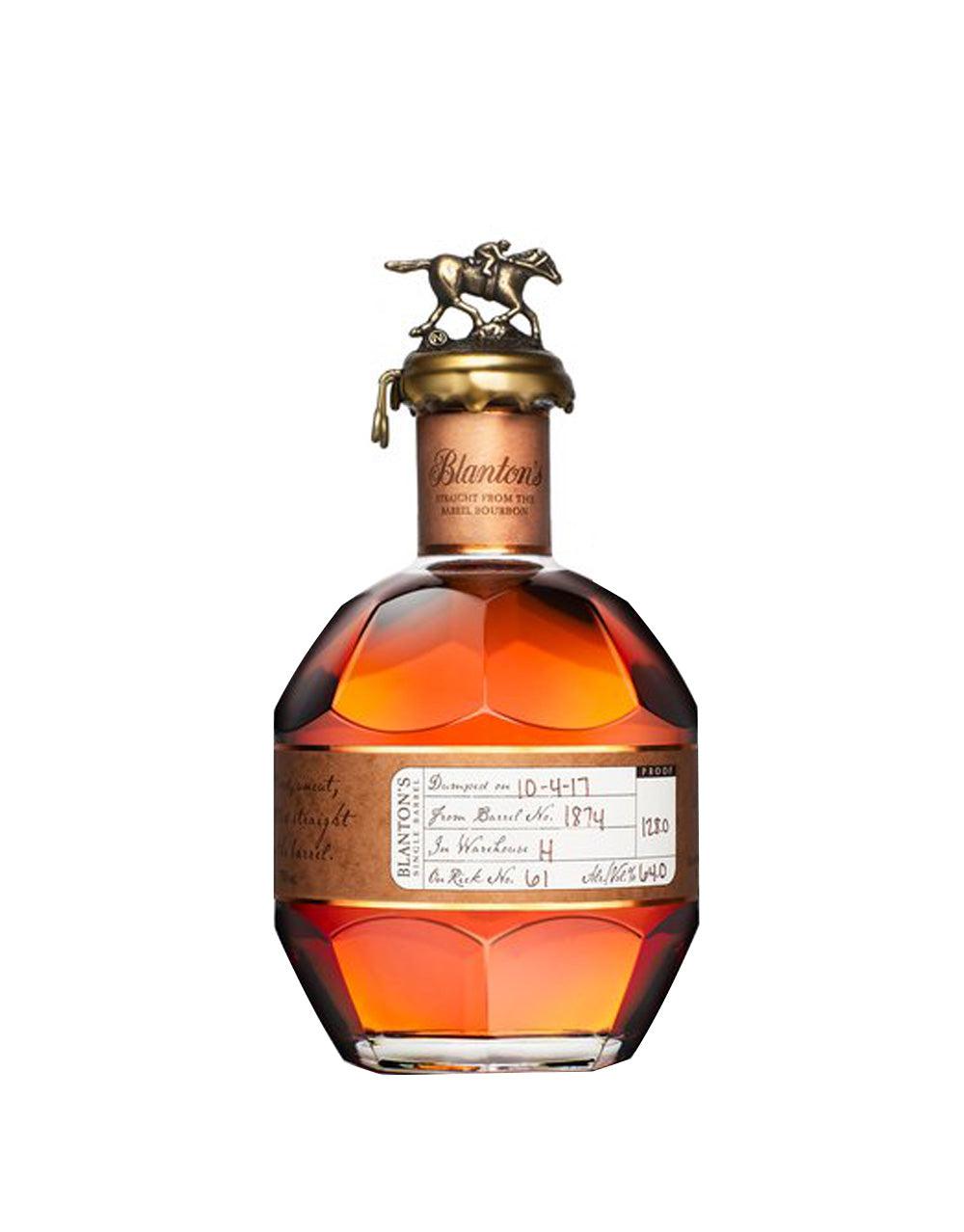 BLANTON'S STRAIGHT FROM THE BARREL BOURBON WHISKEY