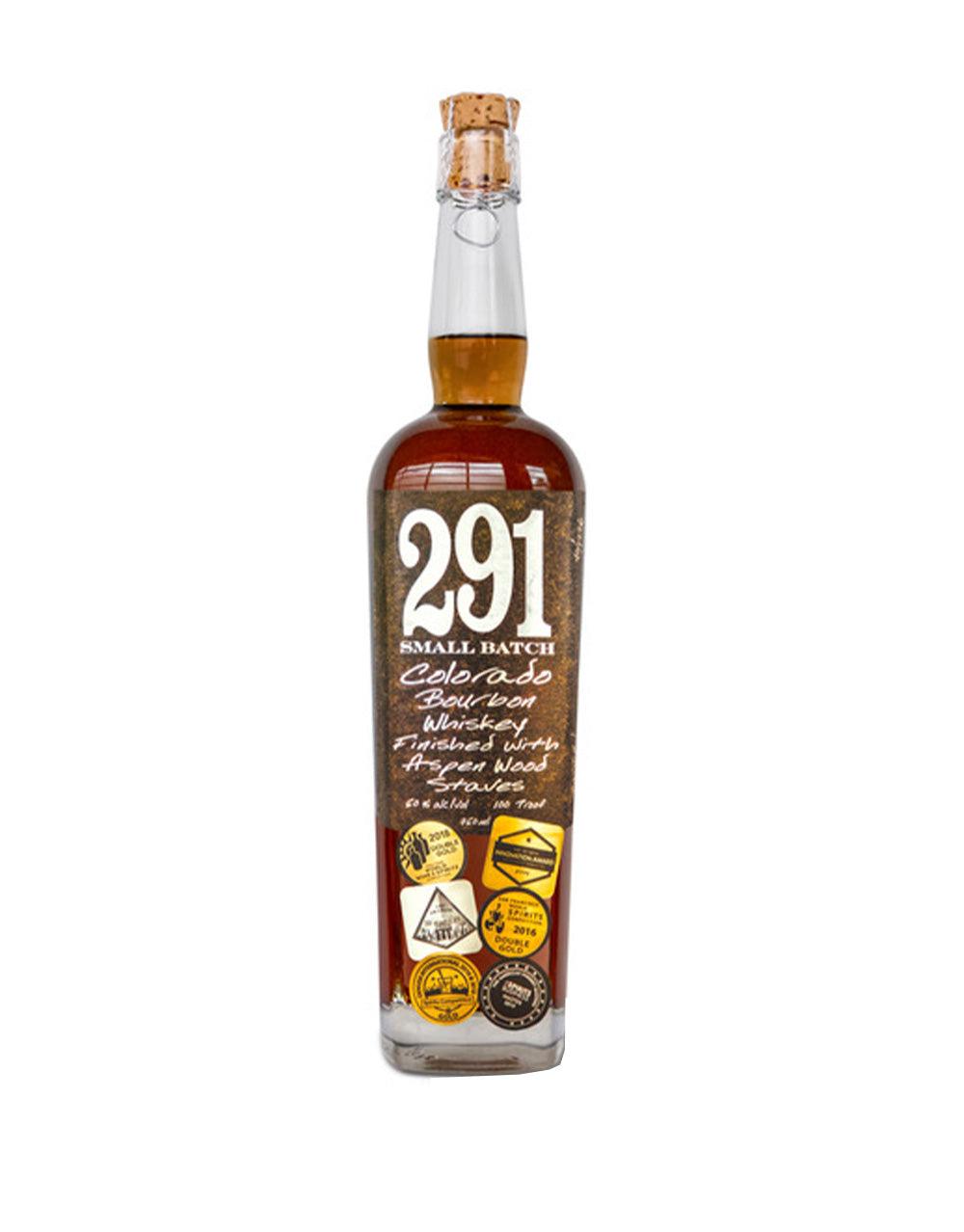 291 COLORADO BOURBON WHISKEY, FINISHED WITH ASPEN WOOD STAVES, SMALL BATCH