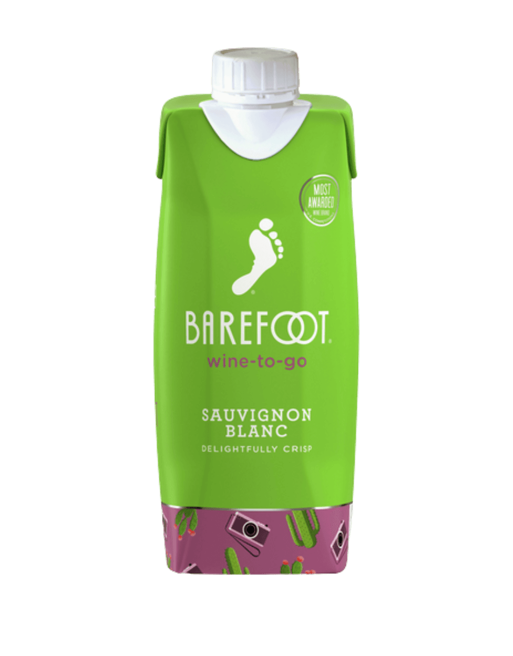 BAREFOOT-TO-GO SAUVIGNON BLANC WHITE WINE TETRA