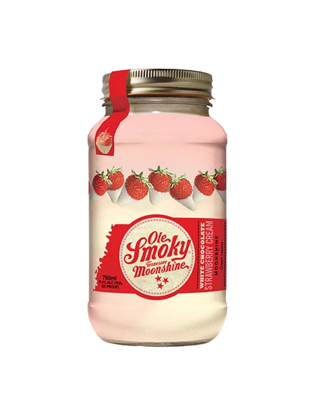 OLE SMOKY® WHITE CHOCOLATE STRAWBERRY CREAM MOONSHINE