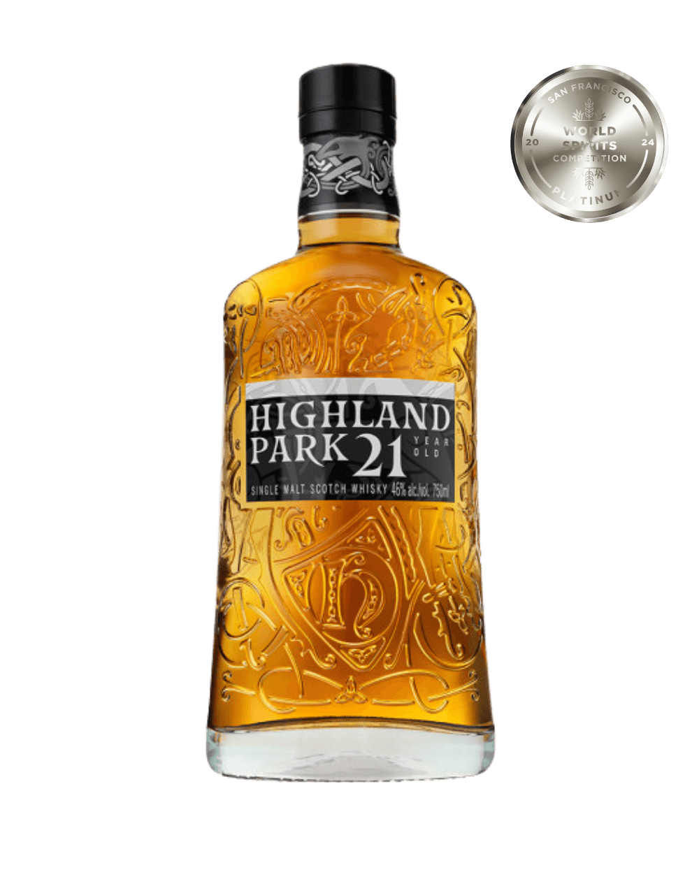 HIGHLAND PARK 21 YEAR OLD SCOTCH WHISKY