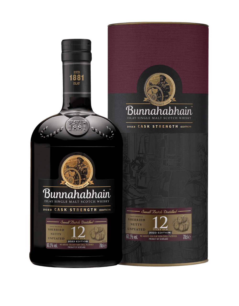 BUNNAHABHAIN 12 YEAR CASK STRENGTH 2023 EDITION