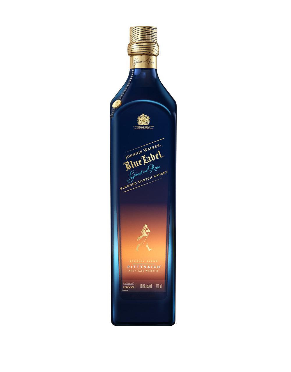 JOHNNIE WALKER BLUE LABEL GHOST AND RARE PITTYVAICH BLENDED SCOTCH WHISKY