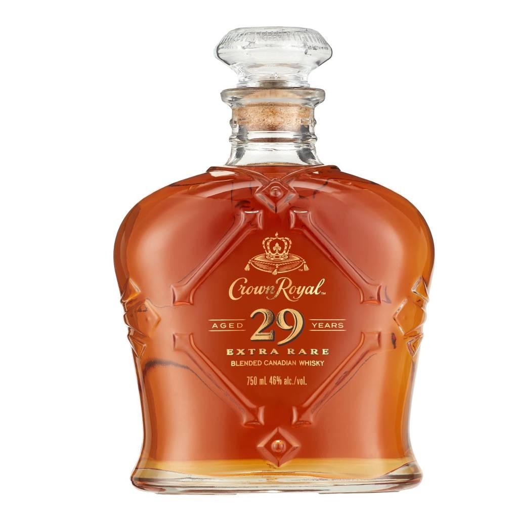 CROWN ROYAL AGED 29 YEARS EXTRA RARE BLENDED CANADIAN WHISKY