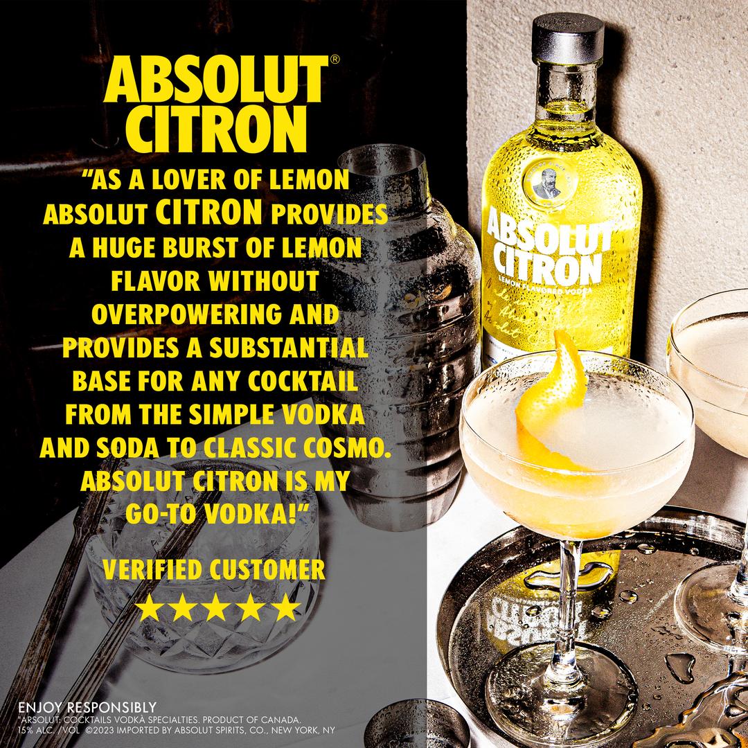 ABSOLUT CITRON VODKA