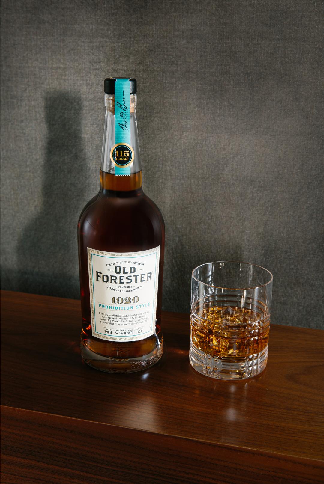 OLD FORESTER 1920 PROHIBITION STYLE BOURBON WHISKY