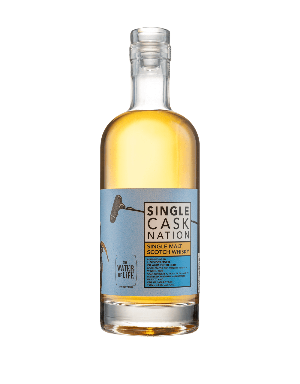 SINGLE CASK NATION WOLF (WATER OF LIFE FILM) UNDISCLOSED ISLAND TAKE 2 WHISKY