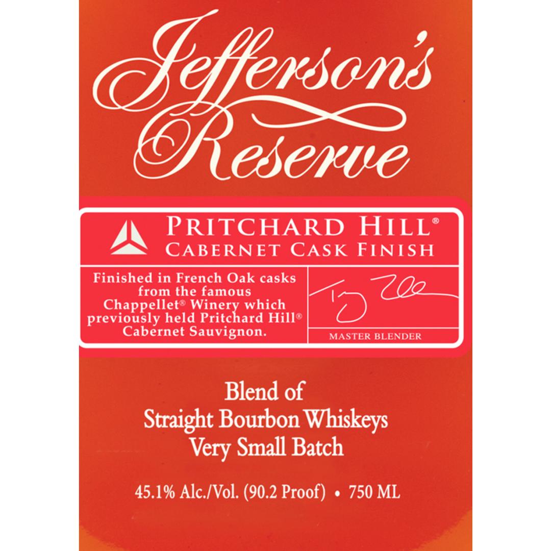 JEFFERSON'S PRITCHARD HILL® CABERNET CASK FINISHED BOURBON