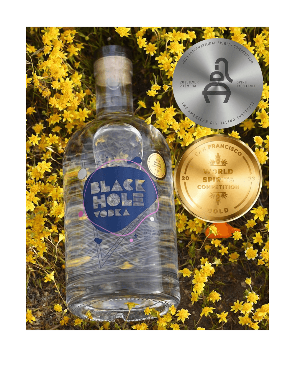 JOSHUA TREE DISTILLING COMPANY BLACK HOLE VODKA