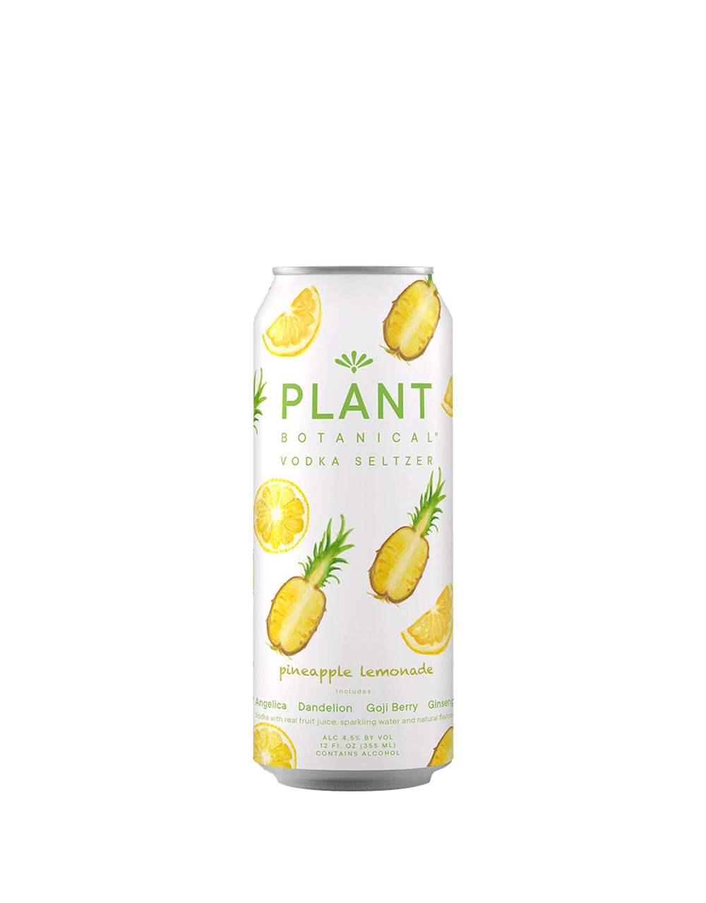 PLANT BOTANICAL PINEAPPLE LEMONADE BOTANICAL VODKA SELTZER