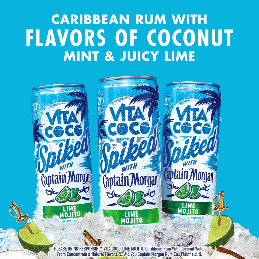 VITA COCO SPIKED WITH CAPTAIN MORGAN LIME MOJITO