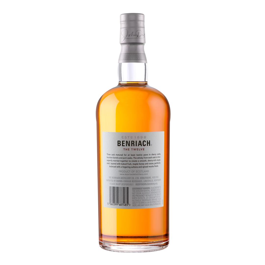 BENRIACH THE TWELVE SPEYSIDE SINGLE MALT SCOTCH WHISKY