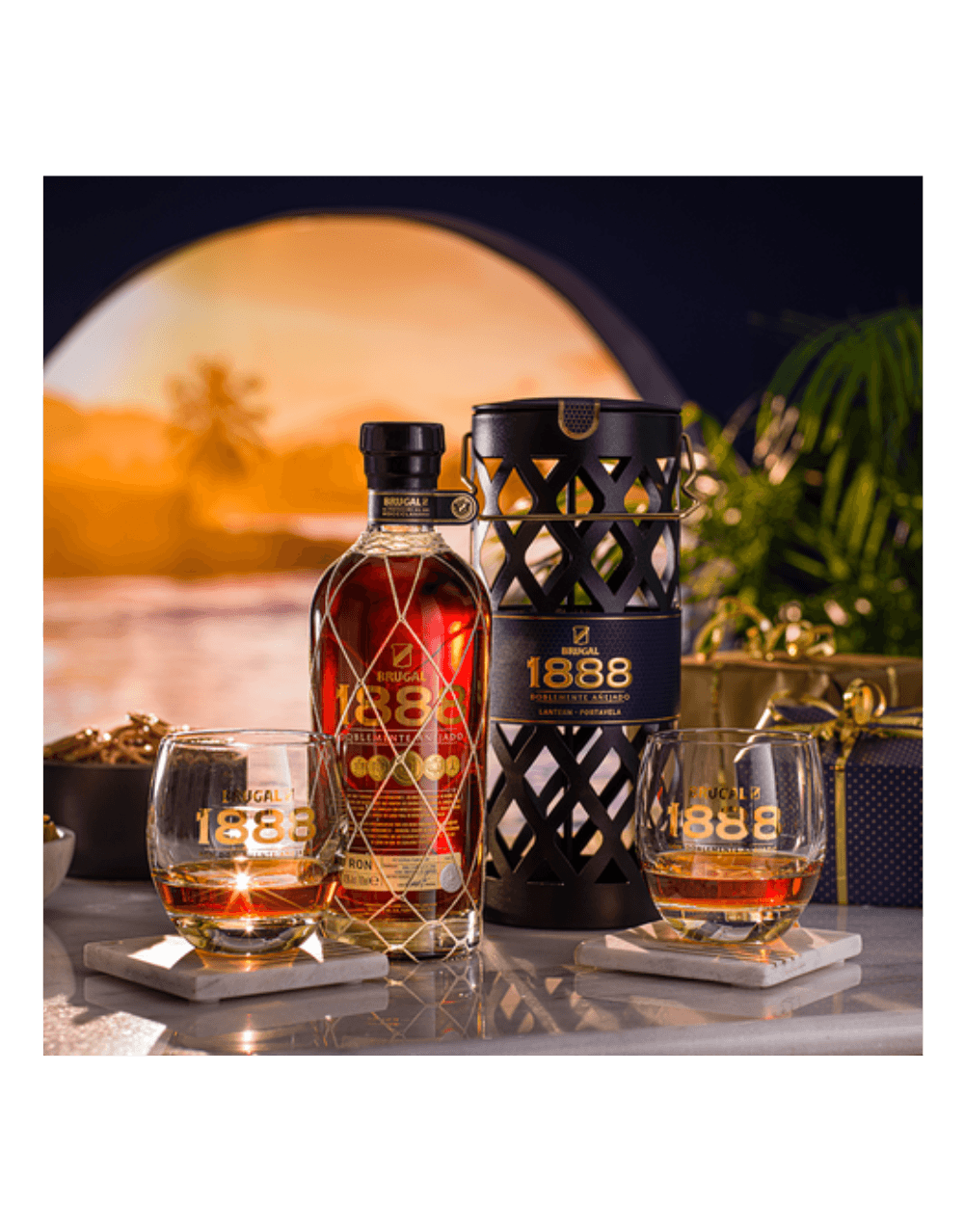 BRUGAL 1888 DOUBLE AGED RUM LANTERN