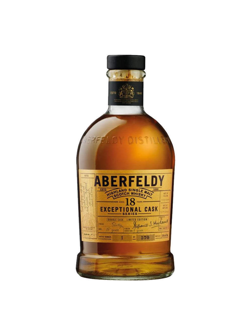 ABERFELDY 18 YEAR OLD EXCEPTIONAL CASK SERIES