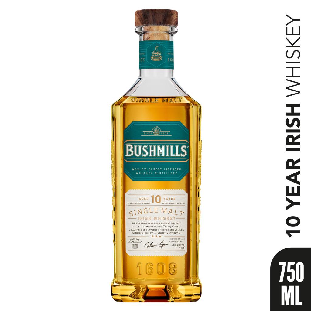 BUSHMILLS® 10-YEAR SINGLE MALT WHISKEY