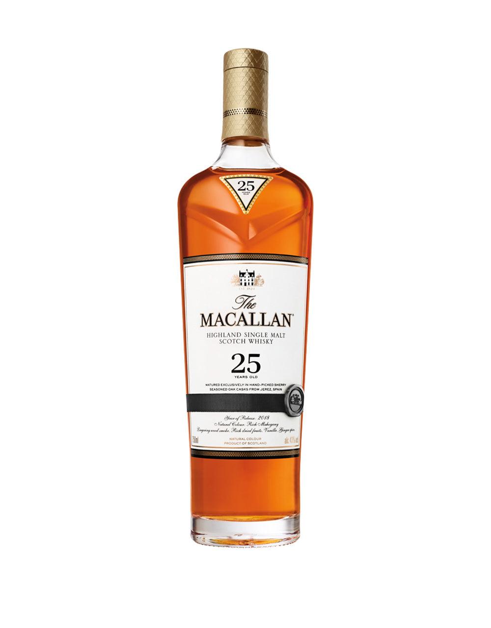 THE MACALLAN SHERRY OAK 25 YEARS OLD SINGLE MALT WHISKY