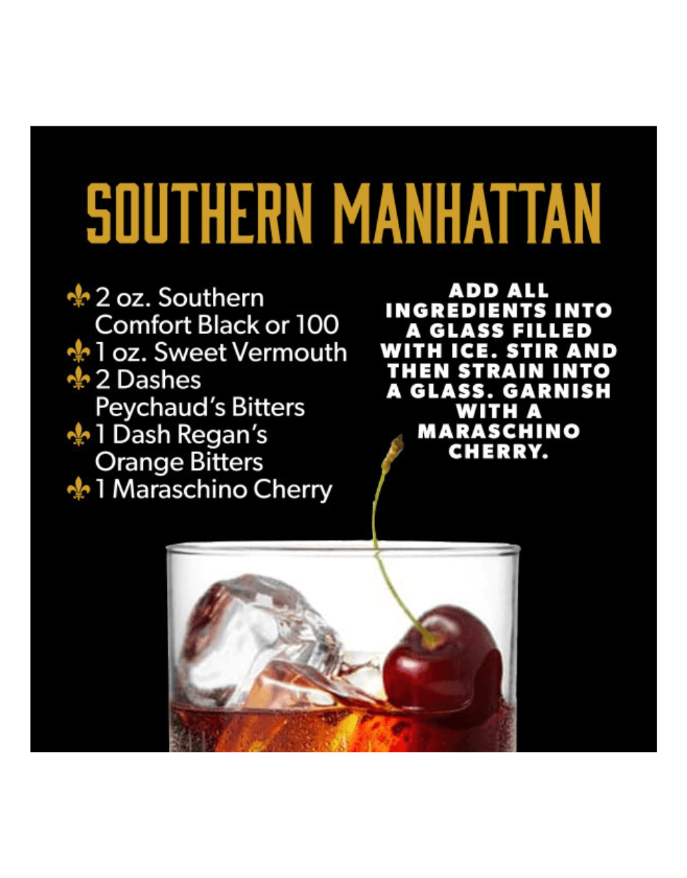 SOUTHERN COMFORT BLACK WHISKEY