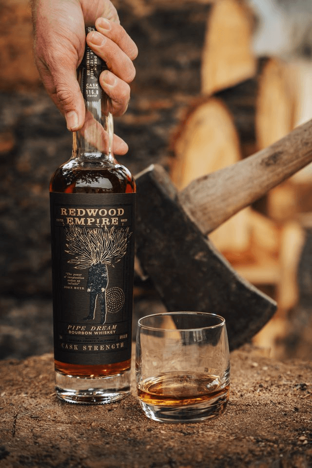 REDWOOD EMPIRE PIPE DREAM CASK STRENGTH BOURBON WHISKEY