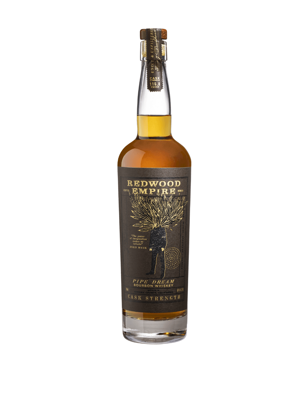 REDWOOD EMPIRE PIPE DREAM CASK STRENGTH BOURBON WHISKEY