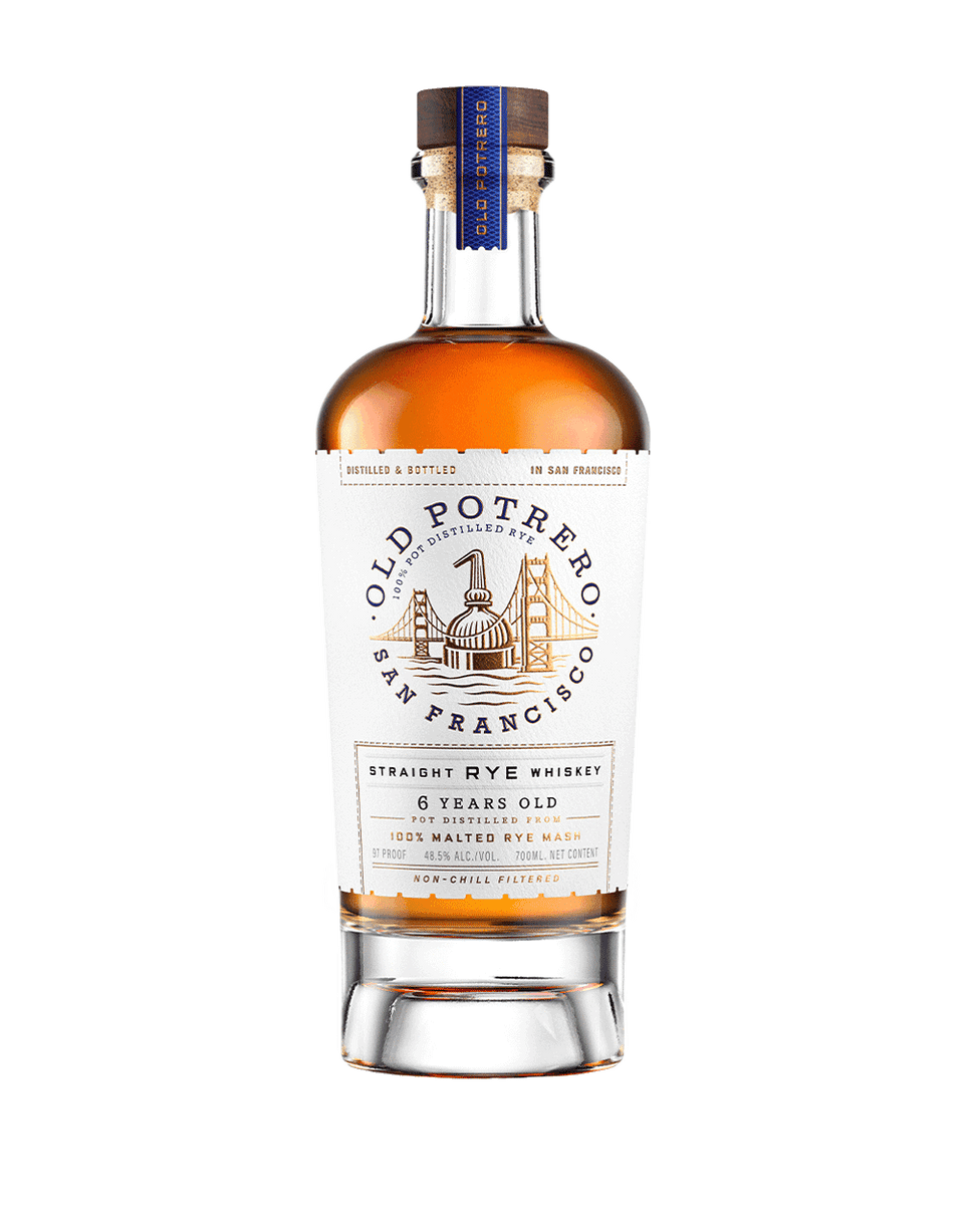 OLD POTRERO STRAIGHT RYE WHISKEY 6 YEAR OLD