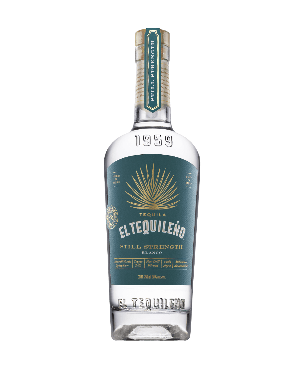 EL TEQUILEÑO STILL STRENGTH TEQUILA BLANCO