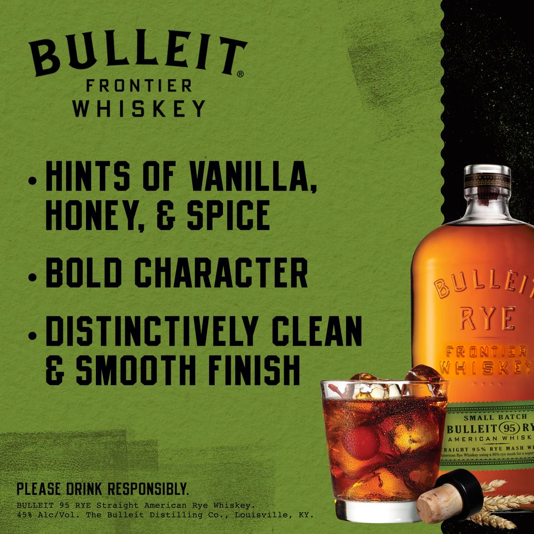 BULLEIT RYE WHISKEY