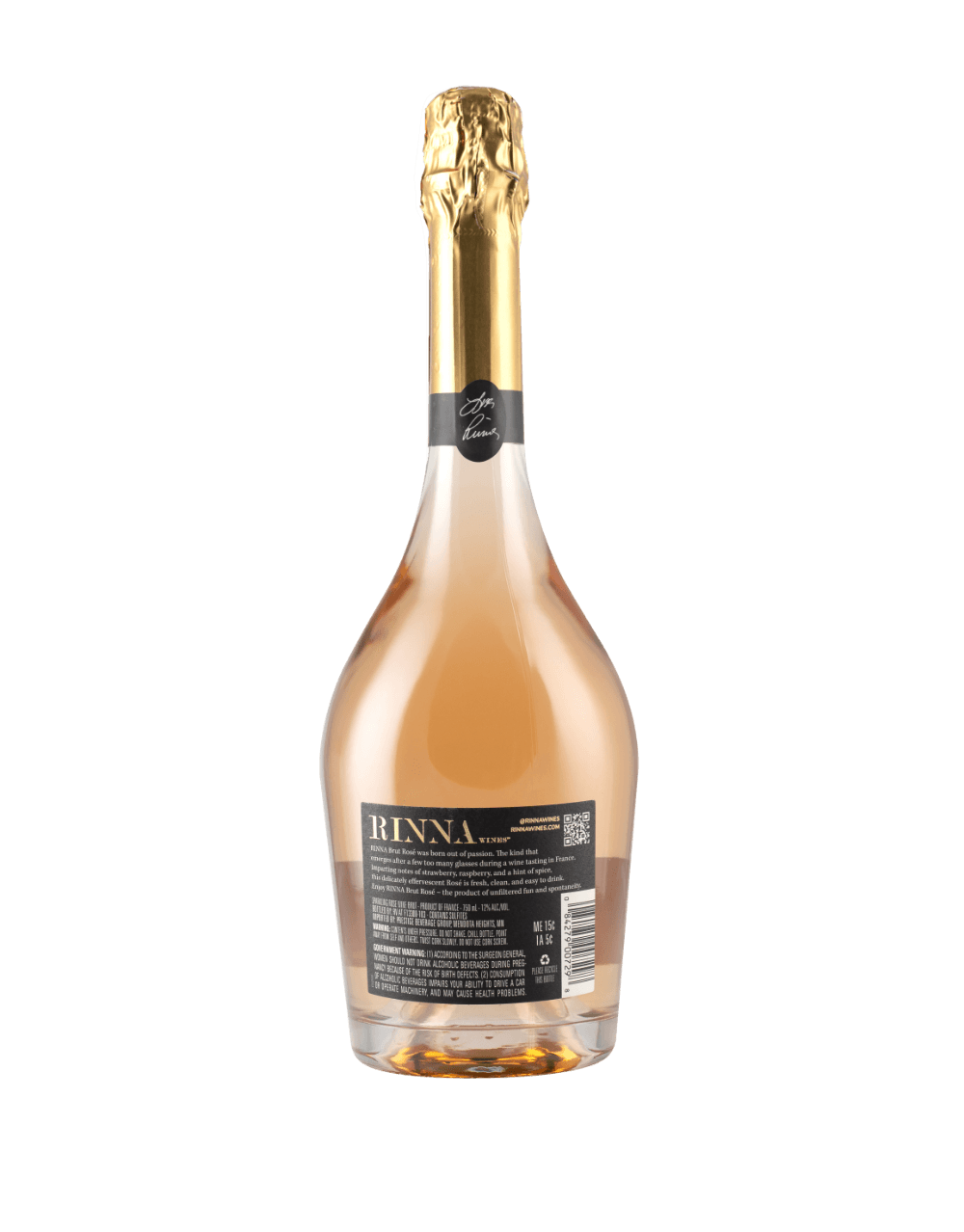 RINNA BRUT ROSÉ WITH PRE-ENGRAVED SIGNATURE