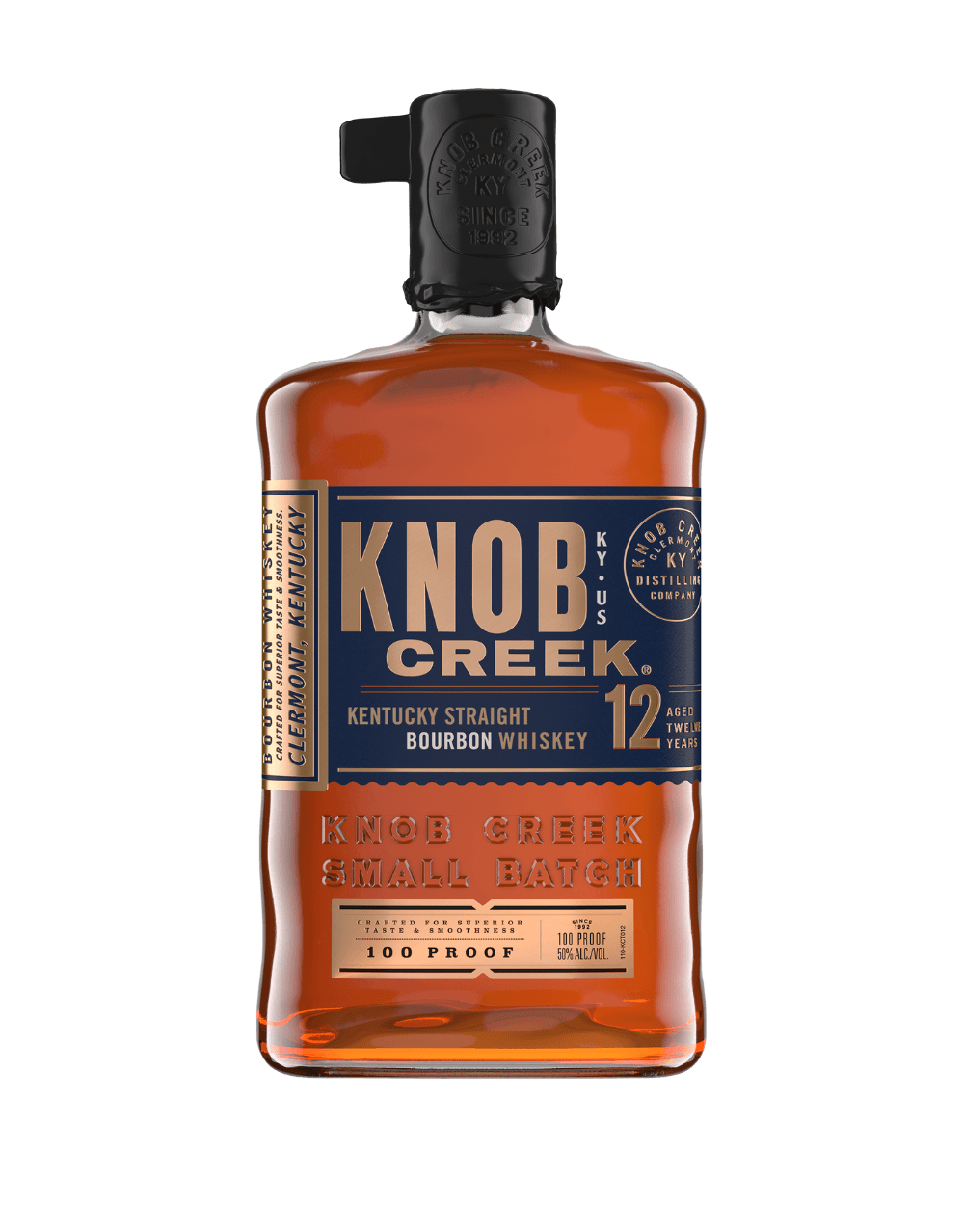 KNOB CREEK 12 YEAR OLD BOURBON WHISKEY