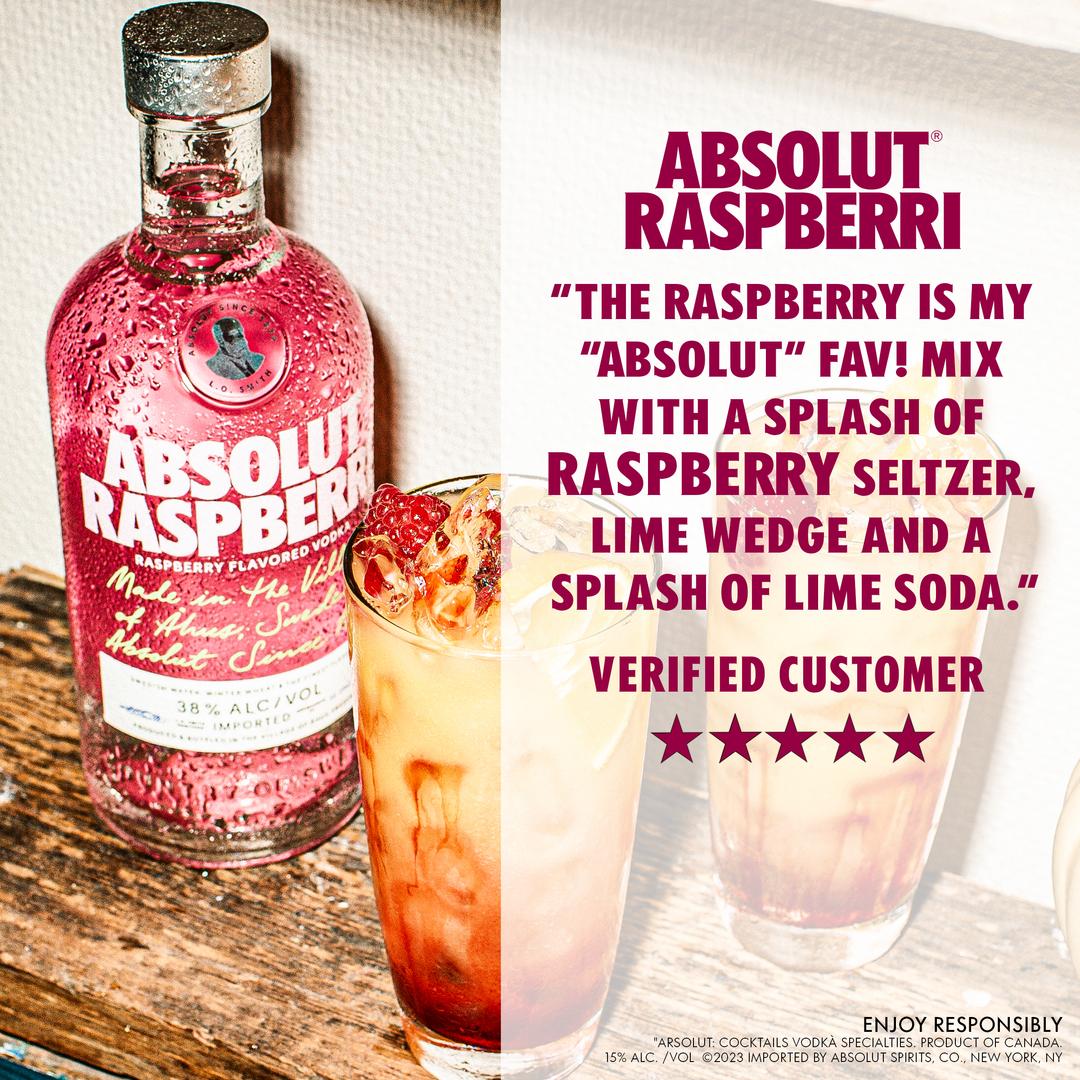 ABSOLUT RASPBERRI VODKA