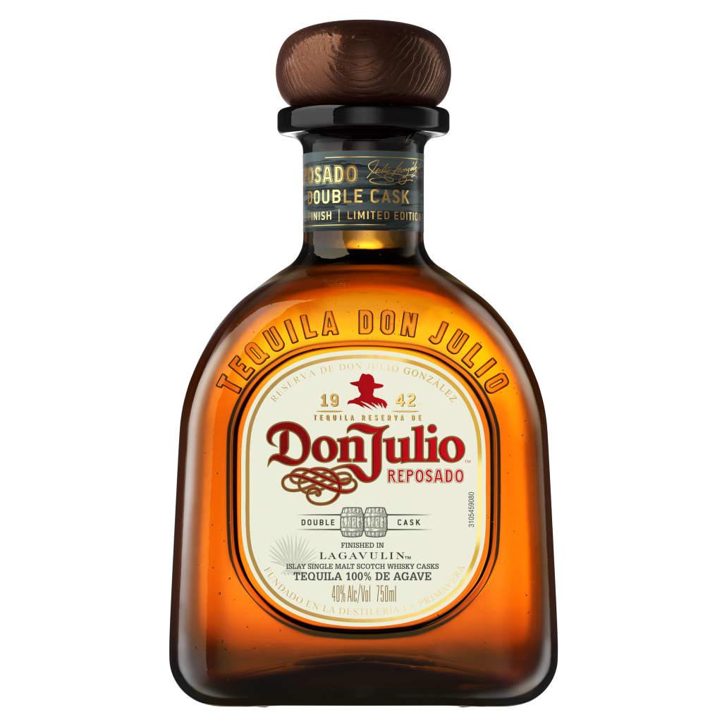 DON JULIO REPOSADO DOUBLE CASK TEQUILA FINISHED IN LAGAVULIN ISLAY SINGLE MALT SCOTCH WHISKY CASKS