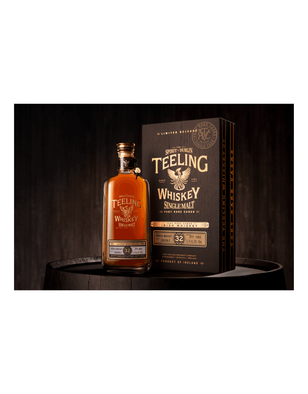 TEELING 32-YEAR-OLD SINGLE MALT IRISH WHISKEY PURPLE MUSCAT FINISH