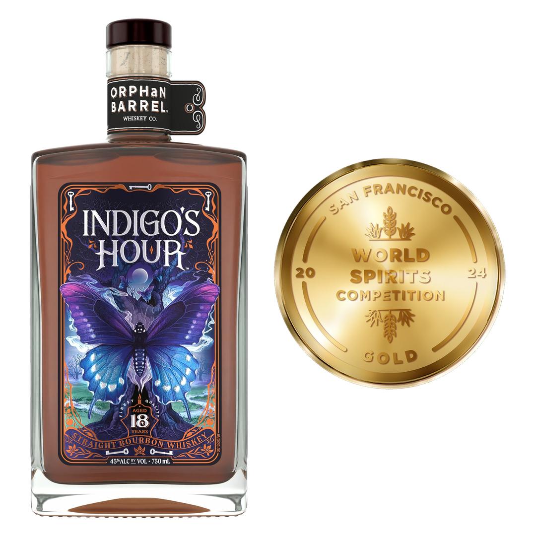 ORPHAN BARREL INDIGO'S HOUR 18-YEAR-OLD STRAIGHT BOURBON WHISKEY