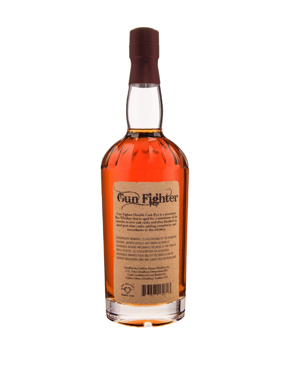 GUN FIGHTER RYE WHISKEY DOUBLE CASK - PORT FINISH