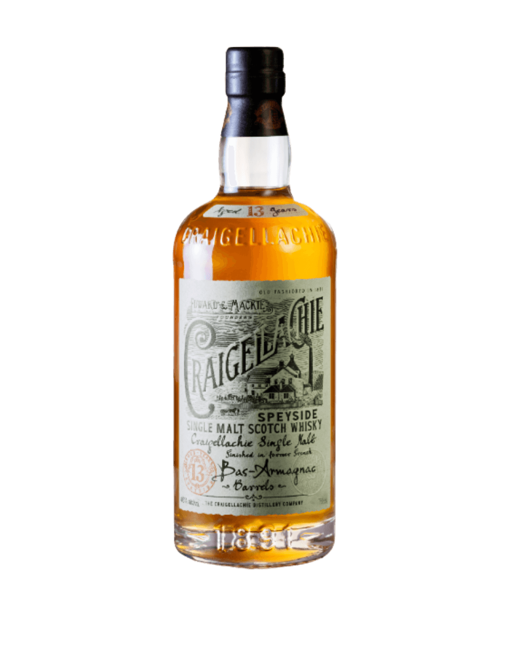 CRAIGELLACHIE 13 YEAR OLD BAS-ARMAGNAC CASK FINISH SCOTCH WHISKY