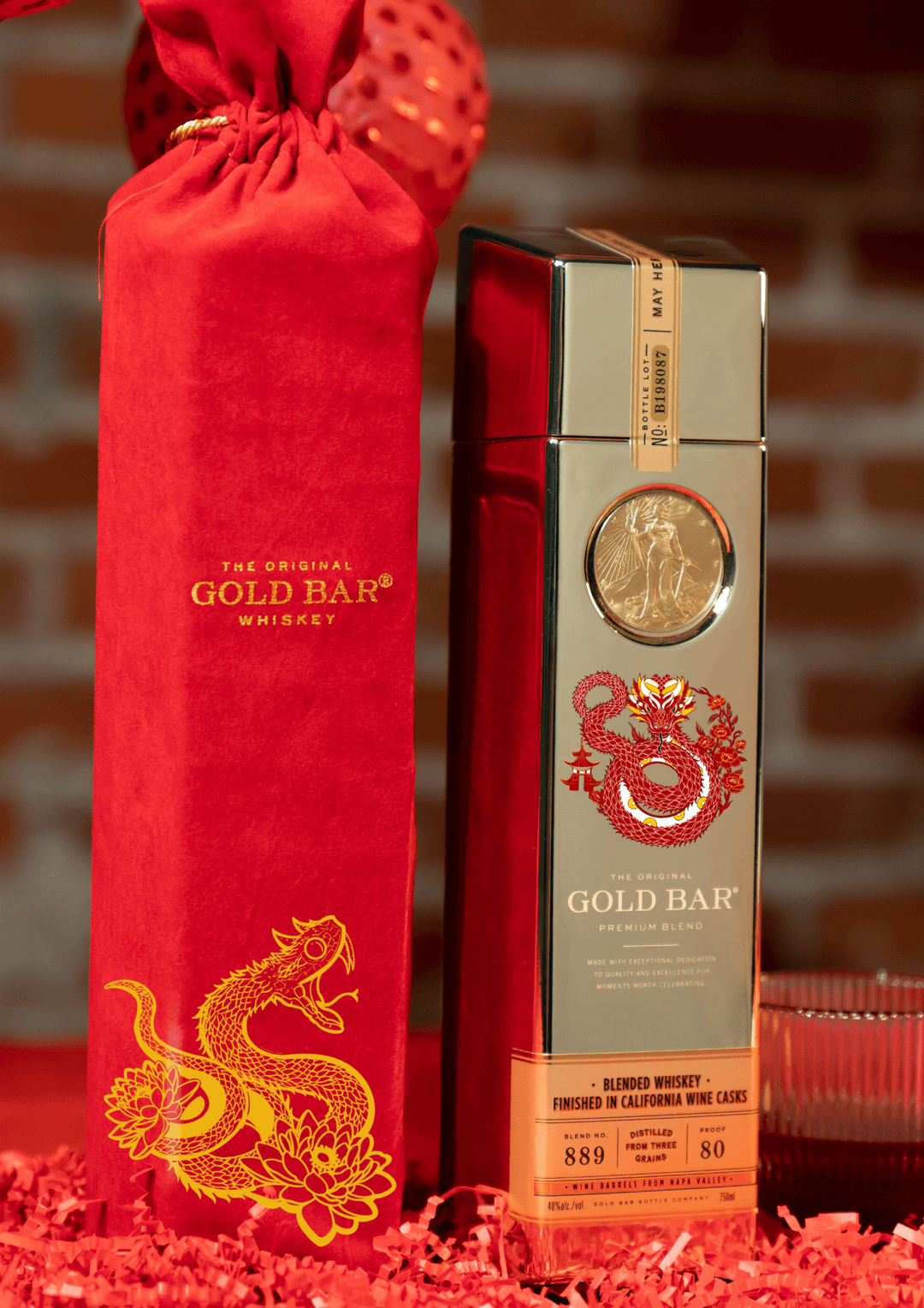 GOLD BAR WHISKEY LUNAR NEW YEAR EDITION