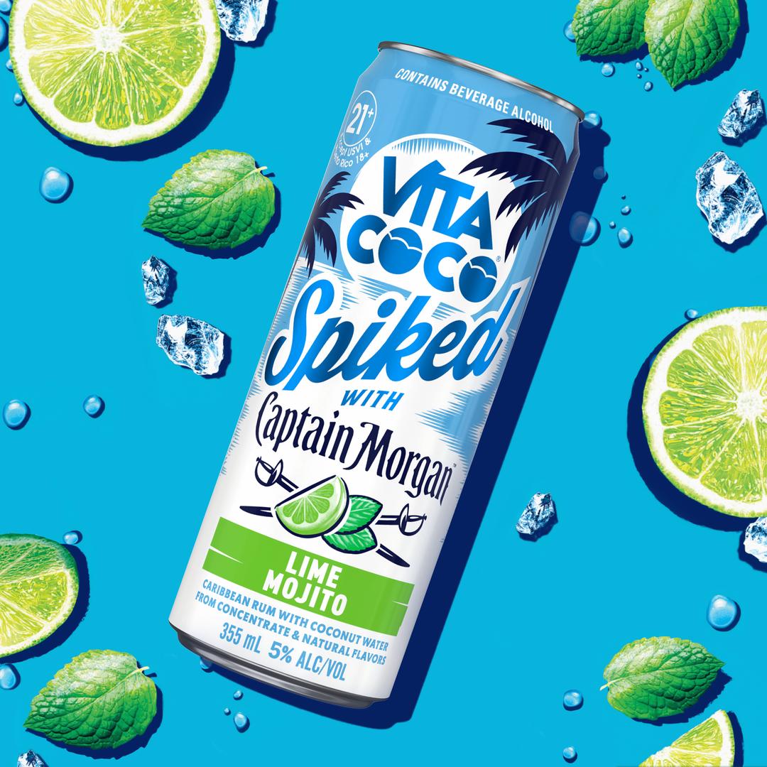 VITA COCO SPIKED WITH CAPTAIN MORGAN LIME MOJITO