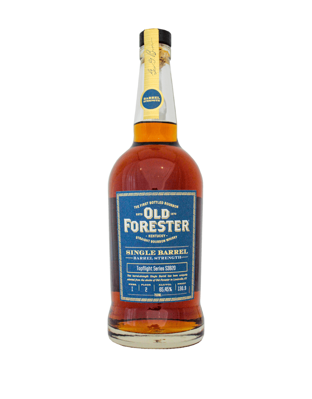 OLD FORESTER BARREL STRENGTH SINGLE BARREL BOURBON S3B20