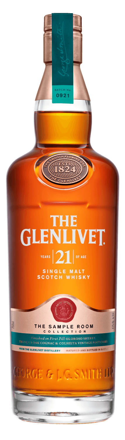 THE GLENLIVET 21 YEAR OLD SINGLE MALT SCOTCH WHISKY